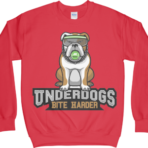 Underdog Bits Harder Sweatshirt - Red