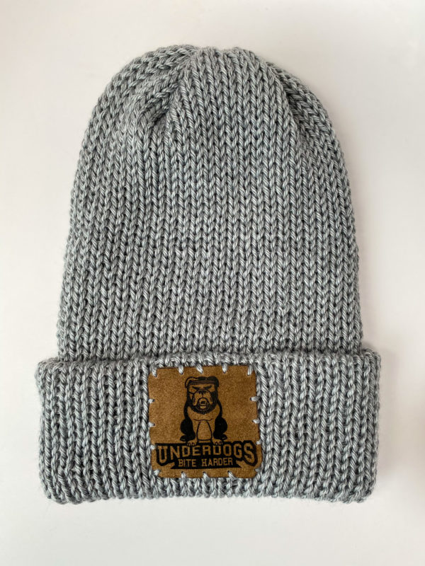 Grey Sugar Plum Beanie (Square Logo)