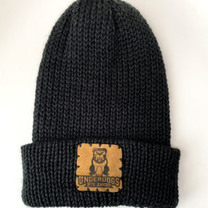 Black Sugar Plum Beanie - Square Logo